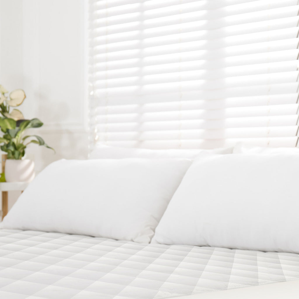 Luxury Organic Cotton Quilted Mattress Pad Protector mattress pad with nature-inspired artwork - product view 3