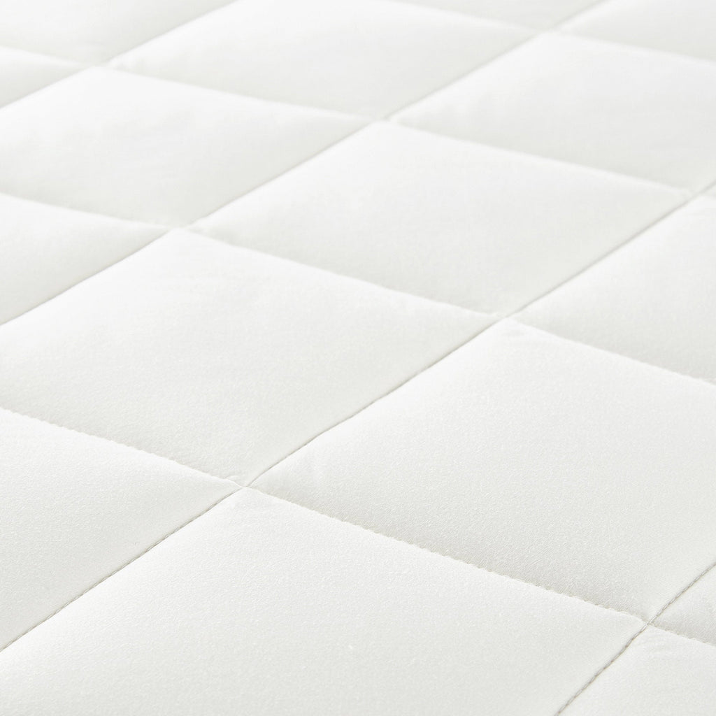 Luxury Organic Cotton Quilted Mattress Pad Protector mattress pad with nature-inspired artwork - product view 2