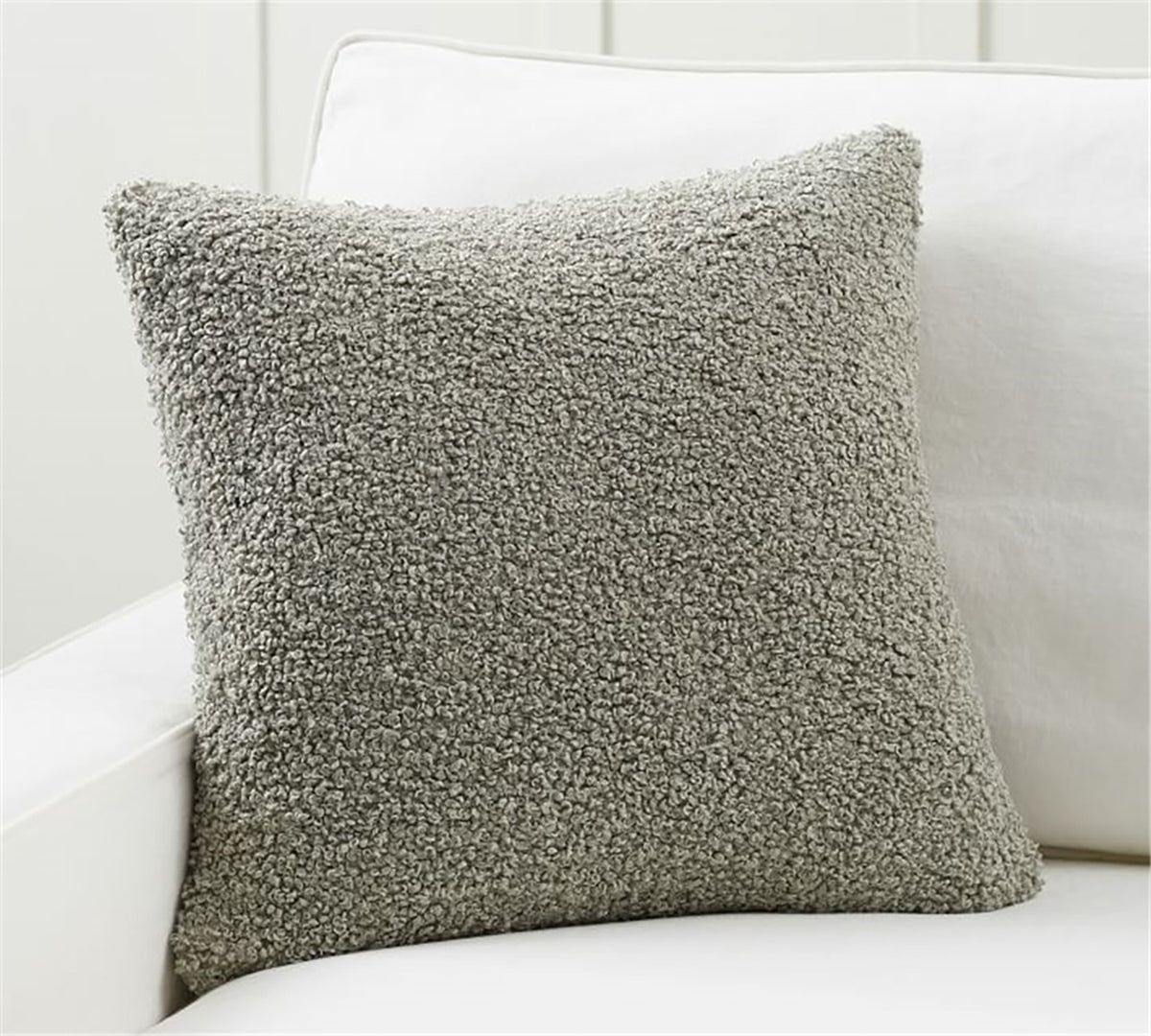 18"x18" Teddy Faux Fluffy Solid Color Full Set of Throw Pillow (with pillow cover with nature-inspired artwork - product view 8