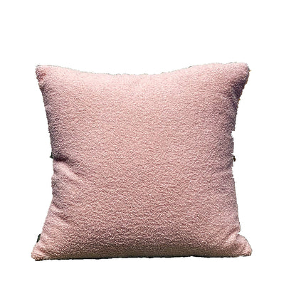 18"x18" Teddy Faux Fluffy Solid Color Full Set of Throw Pillow (with pillow cover with nature-inspired artwork - product view 33