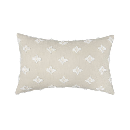 12''x20'' Tufted Floral Lumbar Support 100% Cotton Throw Pillow pillow cover with nature-inspired artwork - product view 9