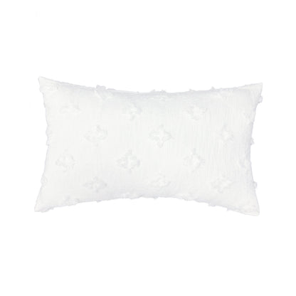 12''x20'' Tufted Floral Lumbar Support 100% Cotton Throw Pillow pillow cover with nature-inspired artwork - product view 10