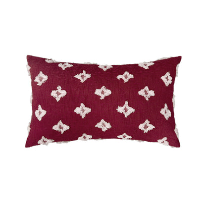 12''x20'' Tufted Floral Lumbar Support 100% Cotton Throw Pillow pillow cover with nature-inspired artwork - product view 11