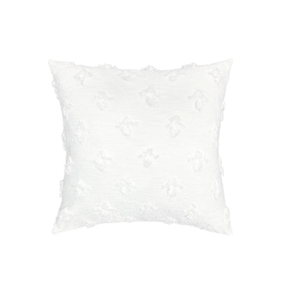 20''x20'' Tufted Floral 100% Cotton Throw Pillow pillow cover with nature-inspired artwork - product view 9