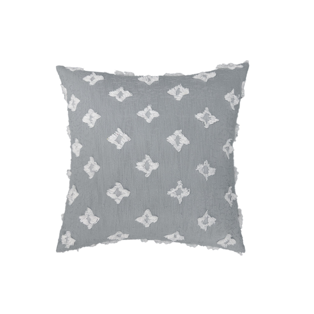 20''x20'' Tufted Floral 100% Cotton Throw Pillow pillow cover with nature-inspired artwork - product view 11