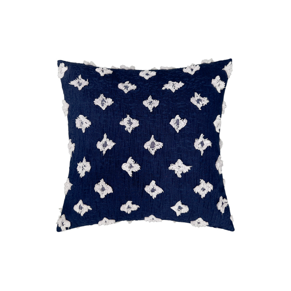 20''x20'' Tufted Floral 100% Cotton Throw Pillow pillow cover with nature-inspired artwork - product view 12