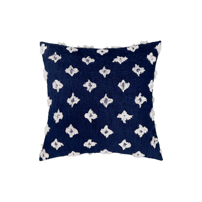 20''x20'' Tufted Floral 100% Cotton Throw Pillow pillow cover with nature-inspired artwork - product view 12