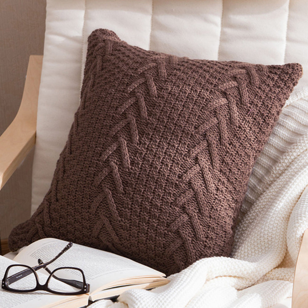 Set of 2 Beautiful Combination Pillow Covers and Inserts Mixed pillow cover with nature-inspired artwork - product view 13