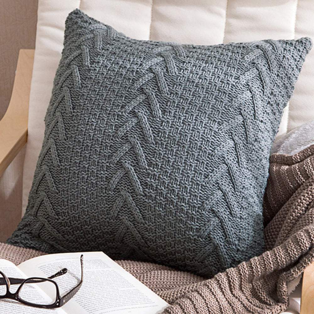 Set of 2 Beautiful Combination Pillow Covers and Inserts Mixed pillow cover with nature-inspired artwork - product view 14