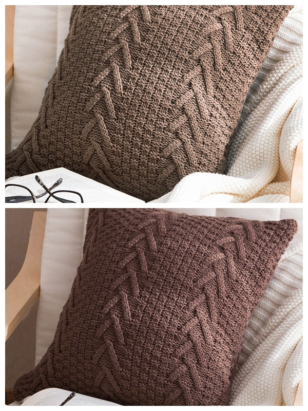 Set of 2 Beautiful Combination Pillow Covers and Inserts Mixed pillow cover with nature-inspired artwork - product view 6