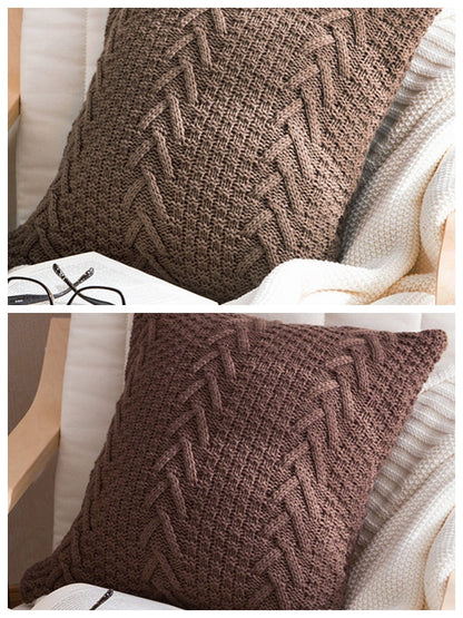 Set of 2 Beautiful Combination Pillow Covers and Inserts Mixed pillow cover with nature-inspired artwork - product view 6