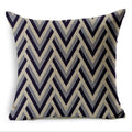 18''x18'' Geometric Print Throw Pillow wall art with nature-inspired artwork - product view 2