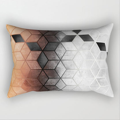 12"x20" Modern Geometric Lumbar Throw Pillow 12 Designs Chic Abstract wall art with nature-inspired artwork - product view 8