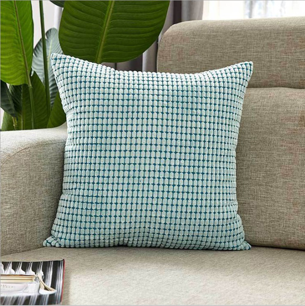 3-Piece Coordinated Pillow Bundle with Inserts – Square Throw Pillows pillow cover with nature-inspired artwork - product view 3