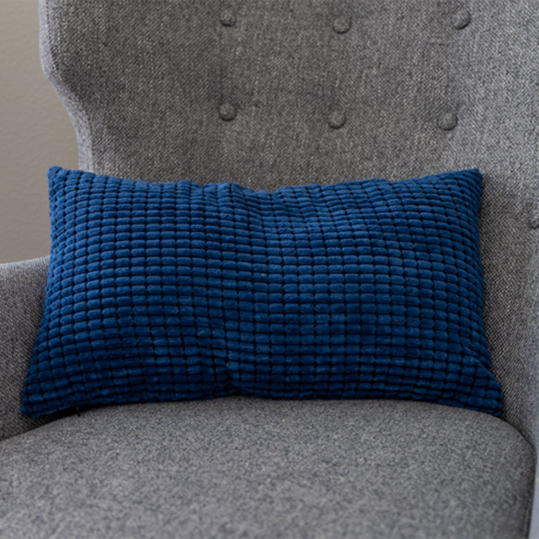 12''x20'' Soft Chenille Dot Throw Pillow pillow cover with nature-inspired artwork - product view 6