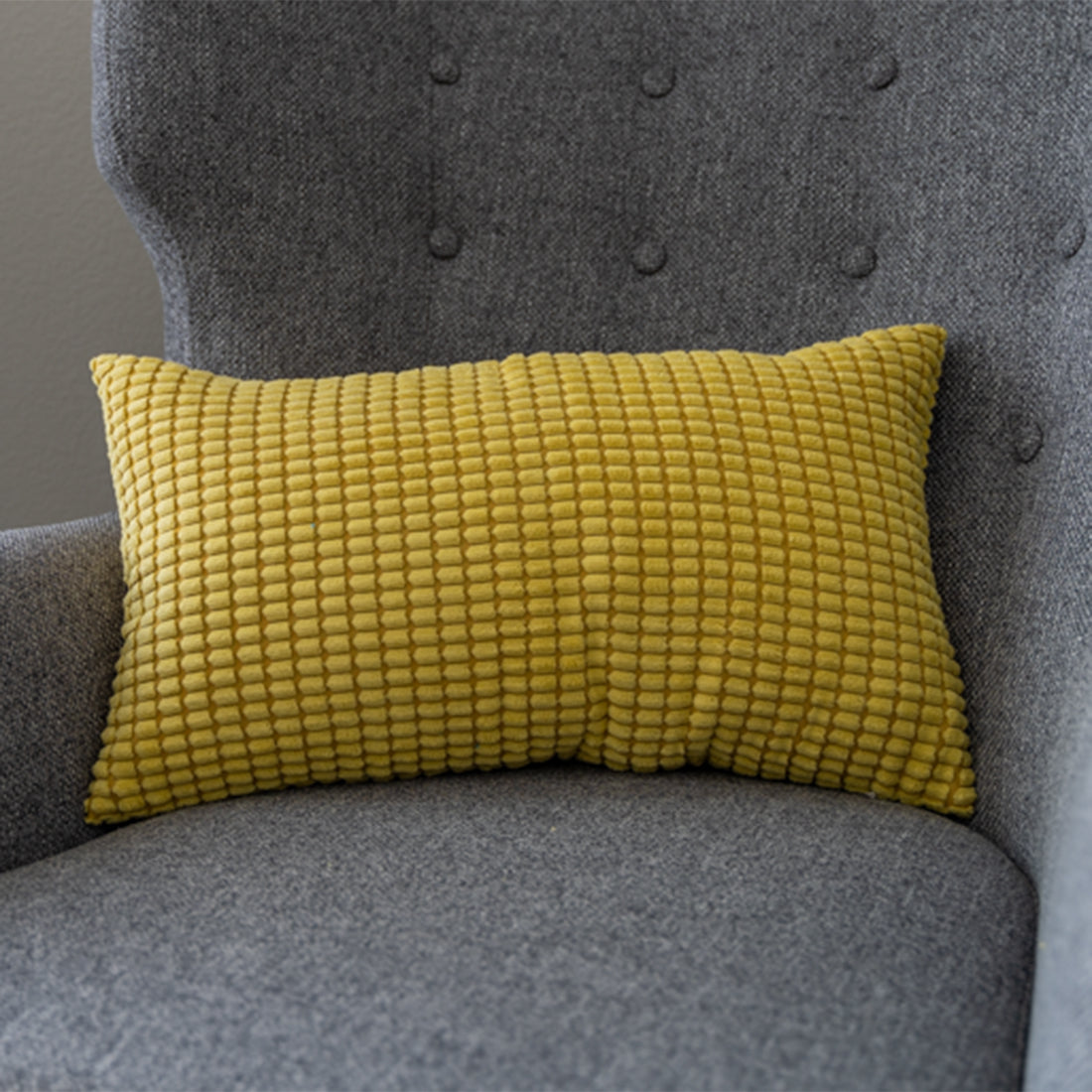 12''x20'' Soft Chenille Dot Throw Pillow pillow cover with nature-inspired artwork