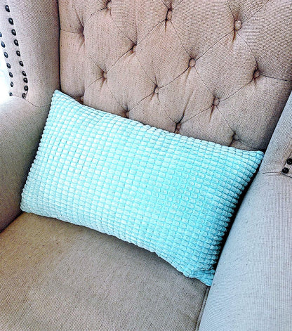 12''x20'' Soft Chenille Dot Throw Pillow pillow cover with nature-inspired artwork - product view 9