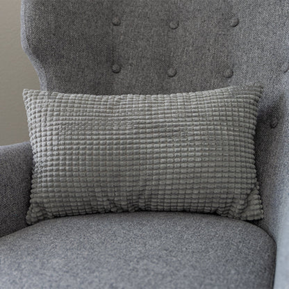 12''x20'' Soft Chenille Dot Throw Pillow pillow cover with nature-inspired artwork - product view 3