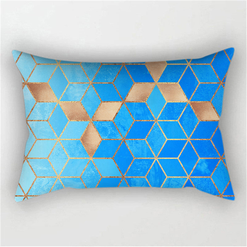 Throw with 330g Insert, Geometric, 12x20, Decorative Cushion – Fancy pillow cover with nature-inspired artwork - product view 13