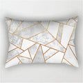 Throw with 330g Insert, Geometric, 12x20, Decorative Cushion – Fancy pillow cover with nature-inspired artwork