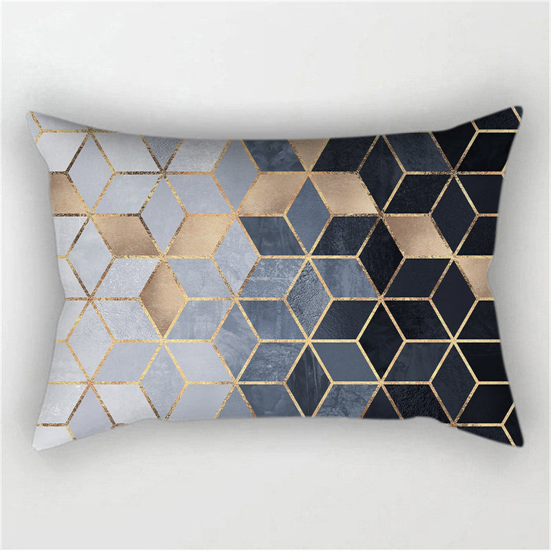 Throw with 330g Insert, Geometric, 12x20, Decorative Cushion – Fancy pillow cover with nature-inspired artwork - product view 14