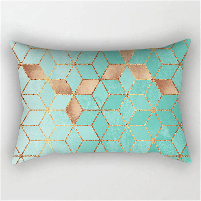 Throw with 330g Insert, Geometric, 12x20, Decorative Cushion – Fancy pillow cover with nature-inspired artwork - product view 15
