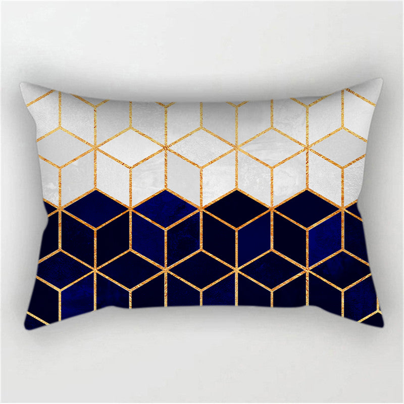 Throw with 330g Insert, Geometric, 12x20, Decorative Cushion – Fancy pillow cover with nature-inspired artwork - product view 16