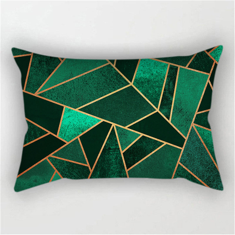 Throw with 330g Insert, Geometric, 12x20, Decorative Cushion – Fancy pillow cover with nature-inspired artwork - product view 8