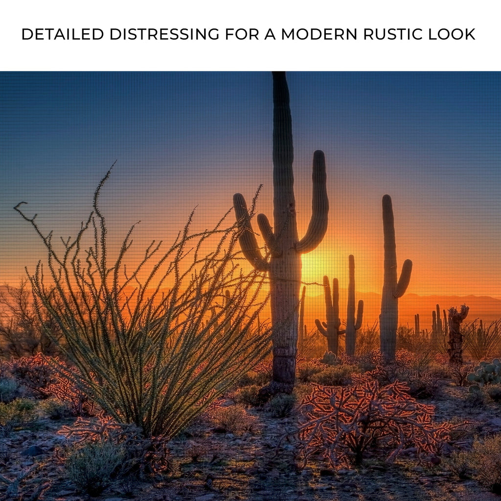 Desert Dusk Canvas wall art with nature-inspired artwork - product view 4