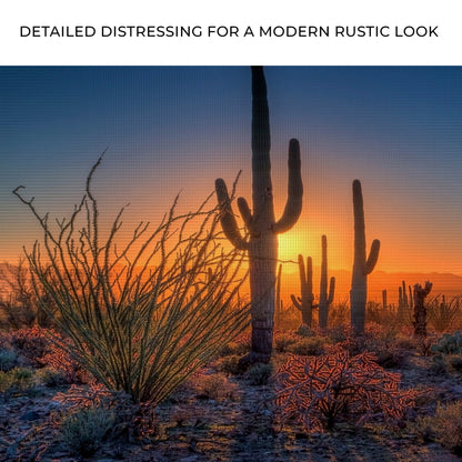 Desert Dusk Canvas wall art with nature-inspired artwork - product view 4