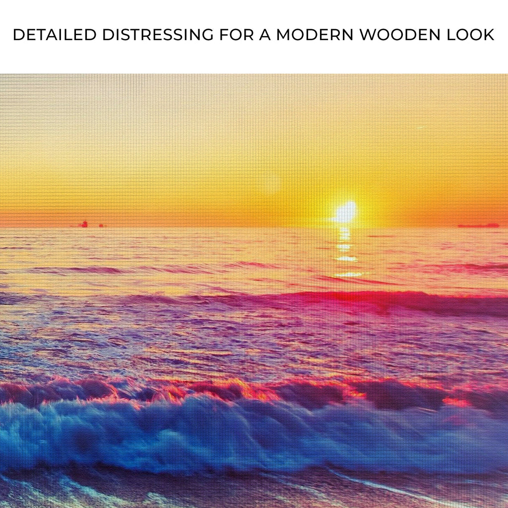 Sunrise Over the Ocean Canvas wall art with nature-inspired artwork - product view 4