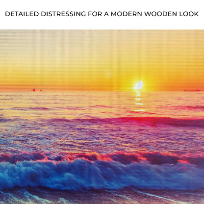 Sunrise Over the Ocean Canvas wall art with nature-inspired artwork - product view 4