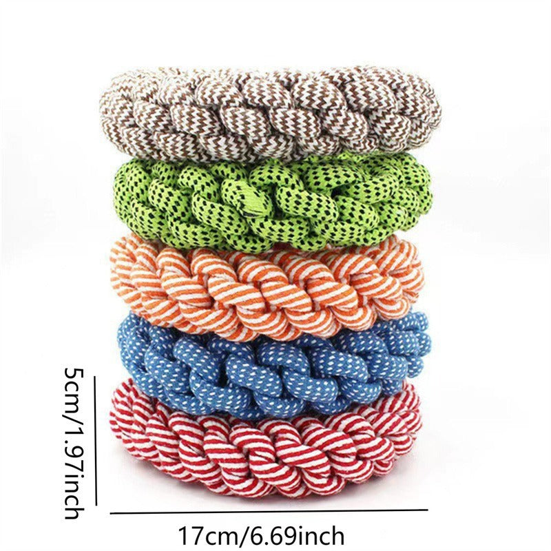 Dog Toy Durable Chewable Knot uncategorized / needs cleanup with nature-inspired artwork - product view 4