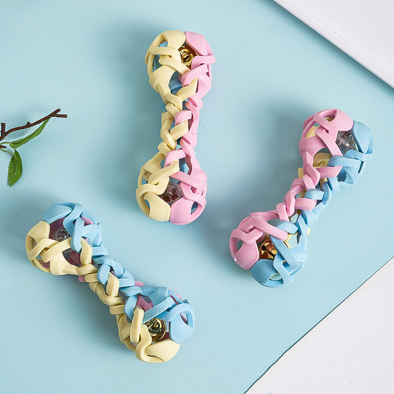 Dog Toy Macaron Woven Toy uncategorized / needs cleanup with nature-inspired artwork