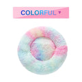 Fluffy Donut Dog Bed uncategorized / needs cleanup with nature-inspired artwork - product view 6