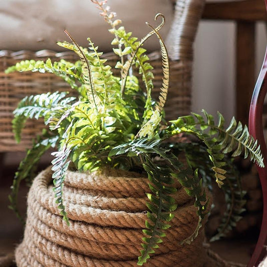 Artificial Big Rock Fern Stem, 21.7 Inches