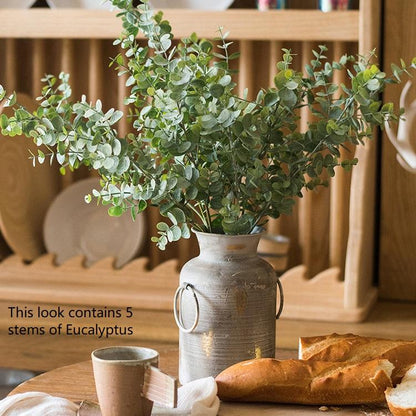Artificial Green Eucalyptus Stem, 26.4 Inches
