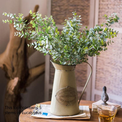 Artificial Green Eucalyptus Stem, 26.4 Inches