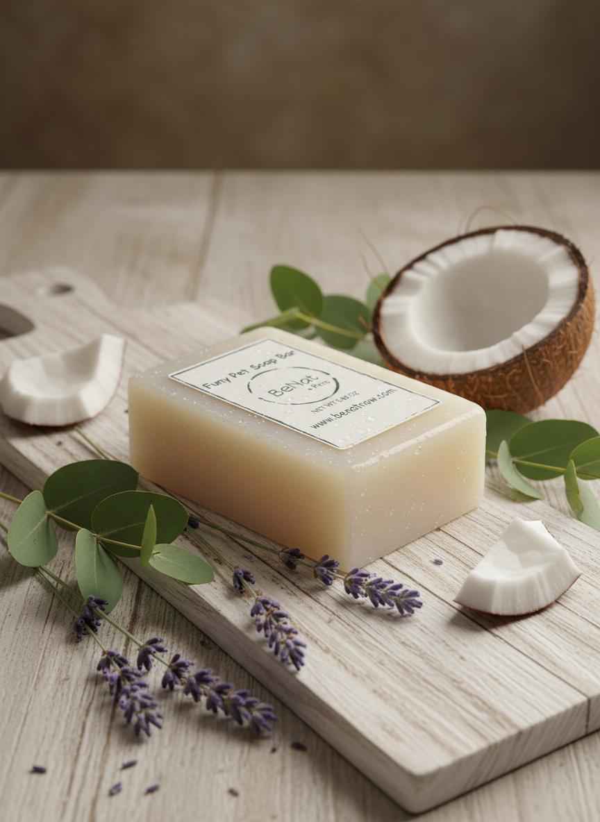 BeNat Pet Soap Product Display