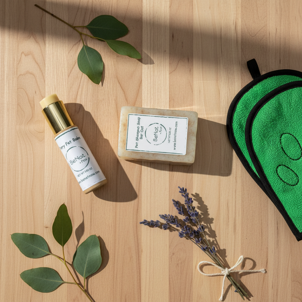 BeNat Pets Flat Lay Mockup