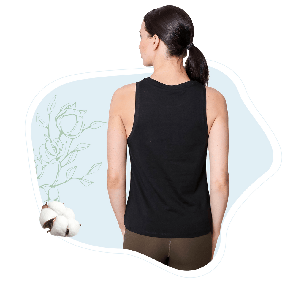 Women's Tank Tops shirts & tops with nature-inspired artwork - product view 3
