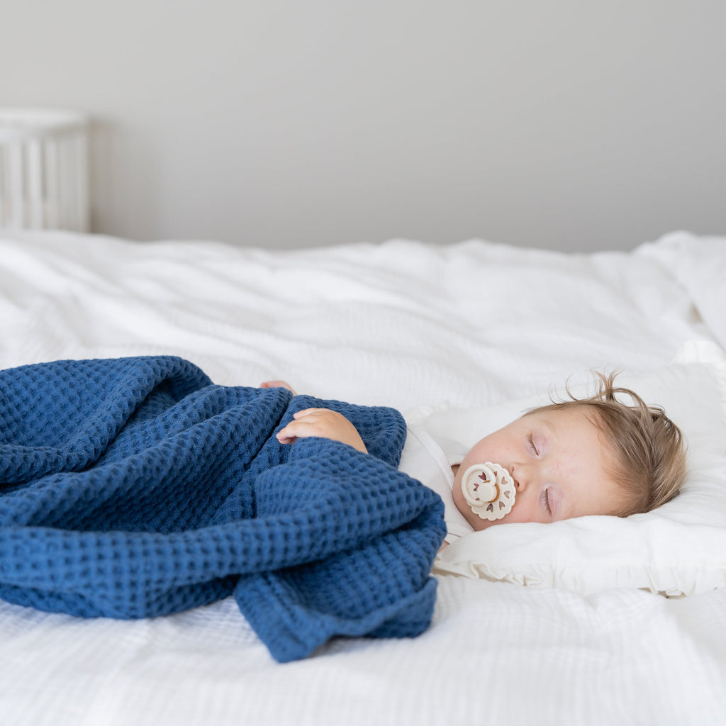 Waffle Baby Blanket home decor with nature-inspired artwork