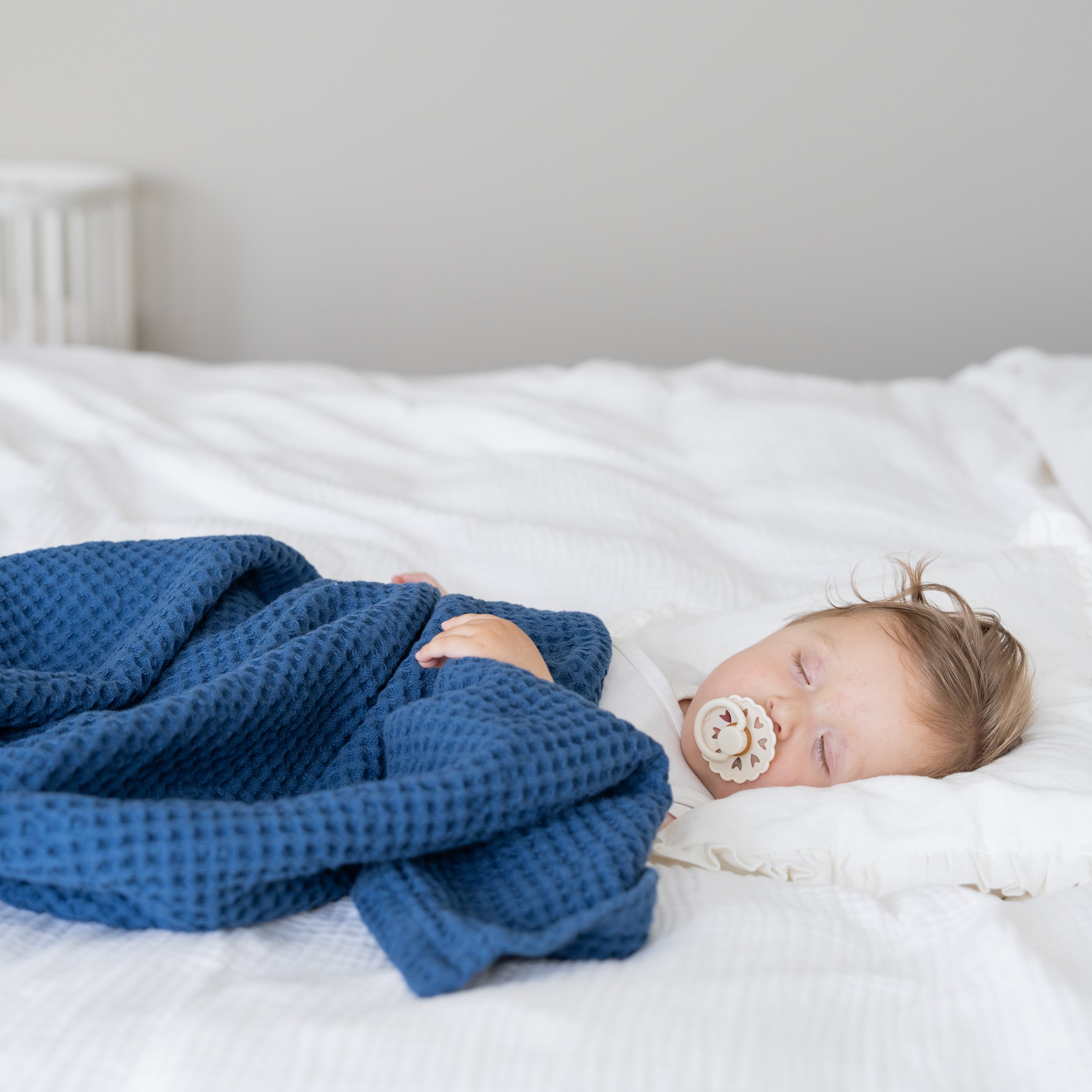 Waffle Baby Blanket home decor with nature-inspired artwork