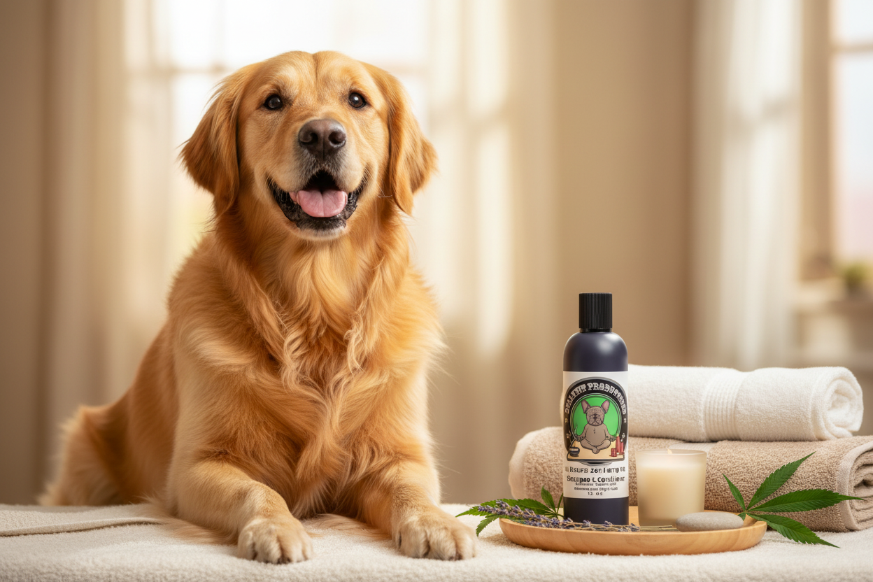 BullyFIT Zen Hemp - Groomed Dog