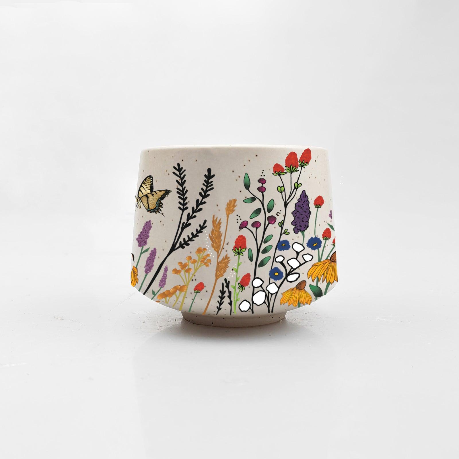 Blooming Butterfly Mini Cup uncategorized / needs cleanup with nature-inspired artwork