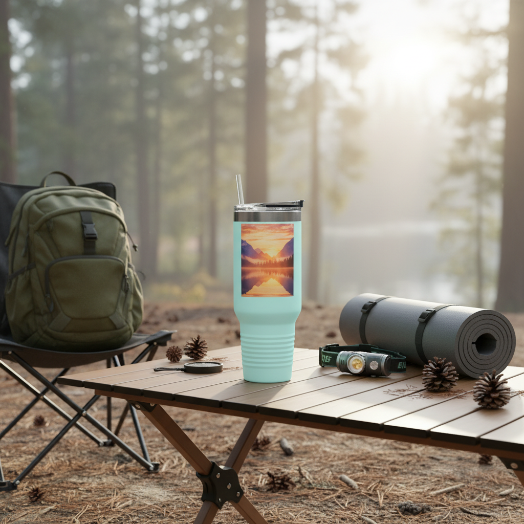 Camping gear mockup