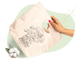 Canvas Lunch Bag wall art with nature-inspired artwork