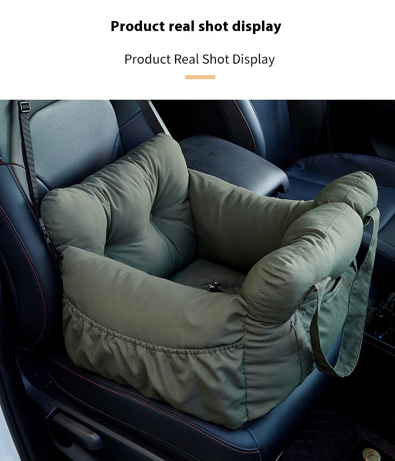 Pet Car Pet Bed Dog Safety Seat Multifunctional Dogs and Cats Pet uncategorized / needs cleanup with nature-inspired artwork - product view 9