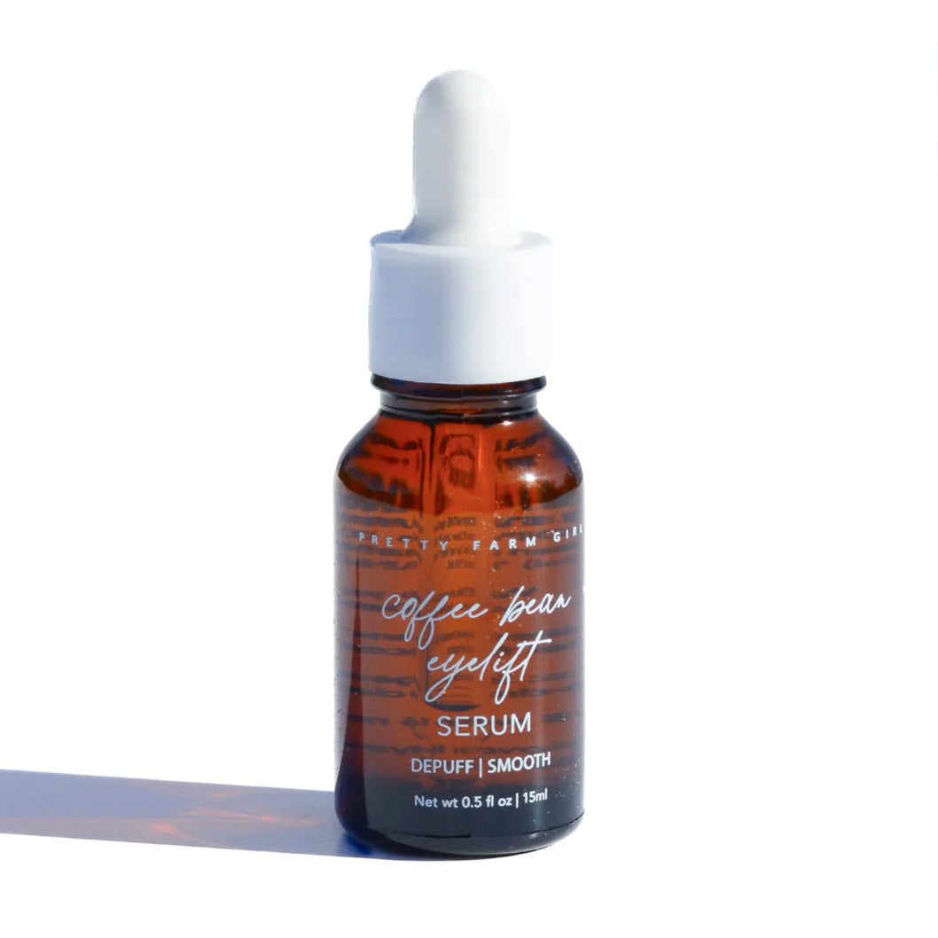 Coffee Bean Eye Lift Serum face serum with nature-inspired artwork - product view 3