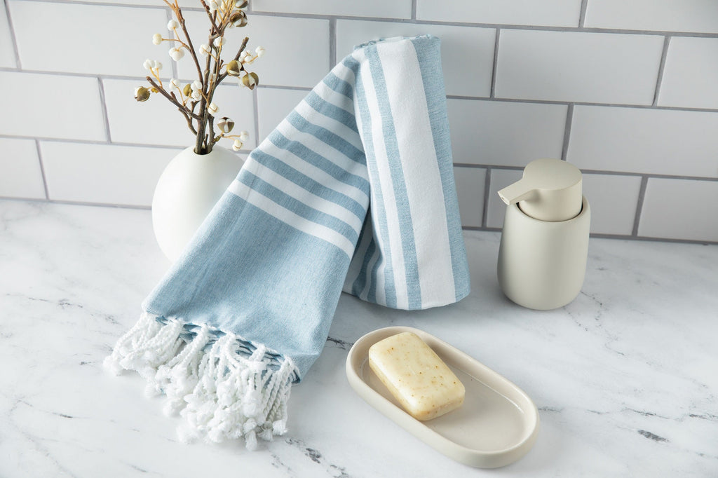 Turkish Beach Towels home decor with nature-inspired artwork - product view 3